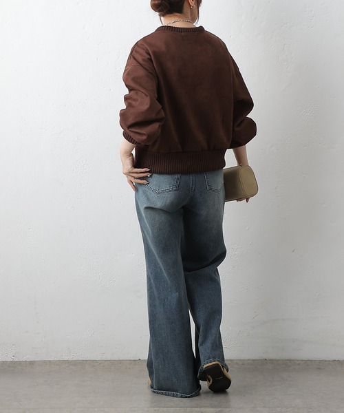 COLONY 2139（コロニートゥーワンスリーナイン）の「スエードポンチ袖ボリュームプルオーバー（Tシャツ/カットソー・レディース・ブラウン/アイボリー/ブラック・FREE）」の16枚目の写真