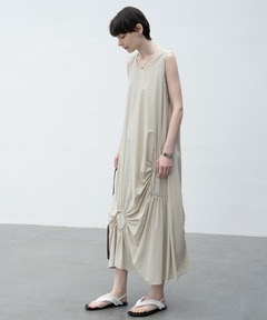 セール】ランダムプリーツシフォンティアードワンピース（ワンピース