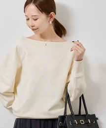 ROPE' PICNIC | 2WAYボートネックスウェット/リンクコーデ(スウェット)