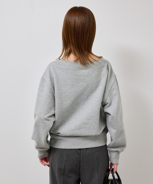 ROPE' PICNIC（ロペピクニック）の「2WAYボートネックスウェット/リンクコーデ（スウェット・レディース・ブラック/ライトグレー/キナリ・FREE）」の14枚目の写真