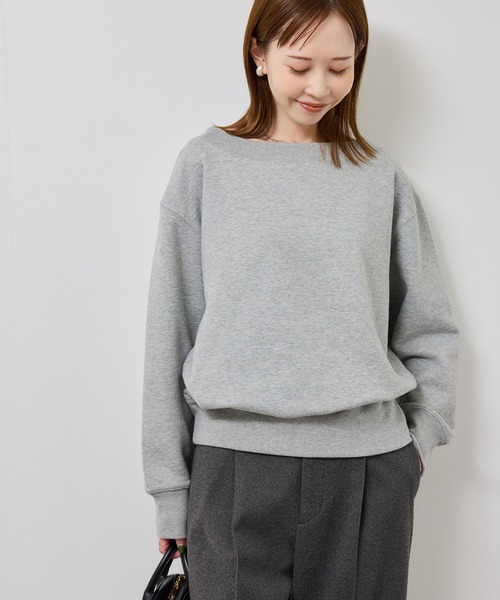 ROPE' PICNIC（ロペピクニック）の「2WAYボートネックスウェット/リンクコーデ（スウェット・レディース・ブラック/ライトグレー/キナリ・FREE）」の16枚目の写真