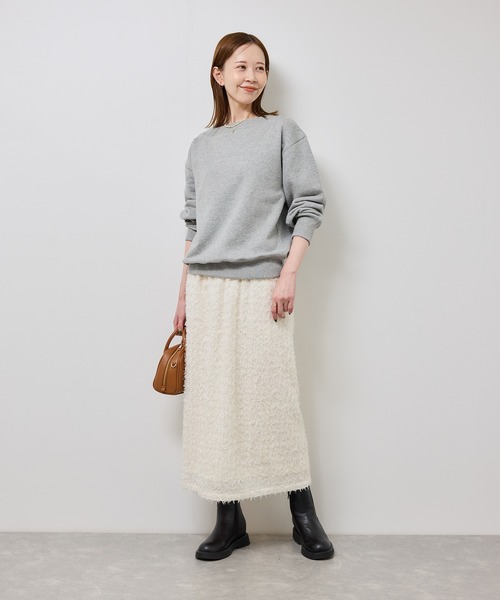 ROPE' PICNIC（ロペピクニック）の「2WAYボートネックスウェット/リンクコーデ（スウェット・レディース・ブラック/ライトグレー/キナリ・FREE）」の17枚目の写真