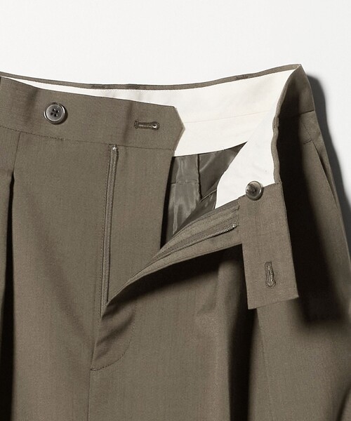 BEAUTY&YOUTH UNITED ARROWS（ビューティーアンドユースユナイテッドアローズ）の「毛ブレンド タックロングスカート 防シワ ウォッシャブル（スカート・レディース・オリーブ・M/XS/S）」の13枚目の写真