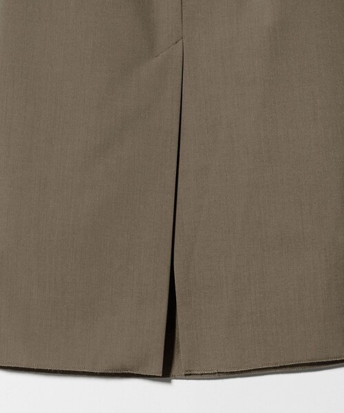 BEAUTY&YOUTH UNITED ARROWS（ビューティーアンドユースユナイテッドアローズ）の「毛ブレンド タックロングスカート 防シワ ウォッシャブル（スカート・レディース・オリーブ・M/XS/S）」の15枚目の写真