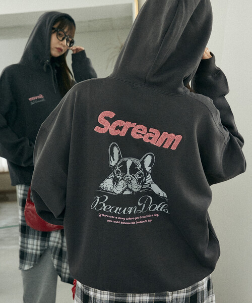 セール】PUBLUX/パブリュクス 相良刺繍 フレンチブルドッグ 裏起毛