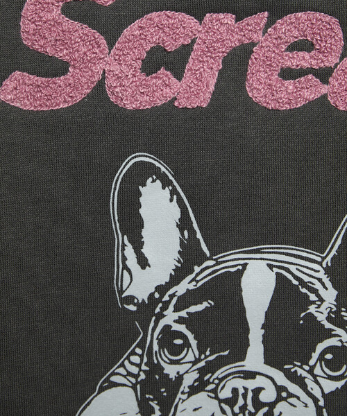 セール】PUBLUX/パブリュクス 相良刺繍 フレンチブルドッグ 裏起毛