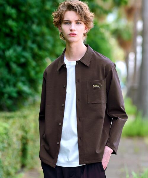 DRESSTERIOR(ドレステリア)の「タイガー刺繍 カットソーシャツ(シャツ/ブラウス・メンズ・ブラック/ダークブラウン・90/91/92/94)」の2枚目の写真