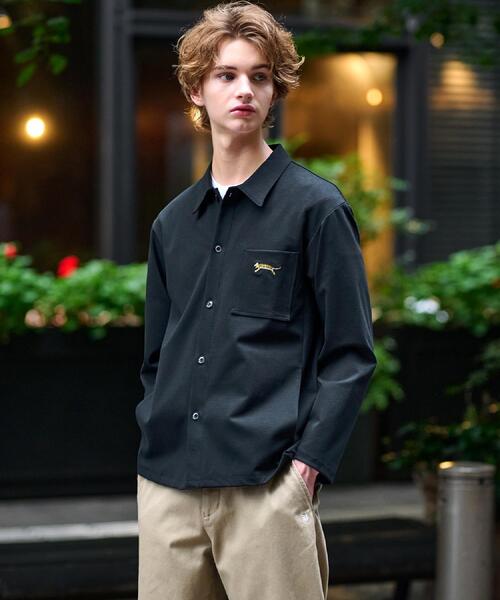 DRESSTERIOR(ドレステリア)の「タイガー刺繍 カットソーシャツ(シャツ/ブラウス・メンズ・ブラック/ダークブラウン・90/91/92/94)」の4枚目の写真