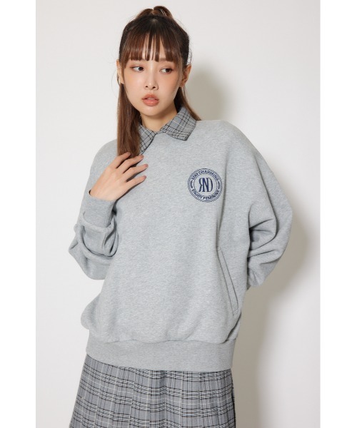 RIENDA GOLF】ユニセックスルーズスウェットトップス 秋服 冬服