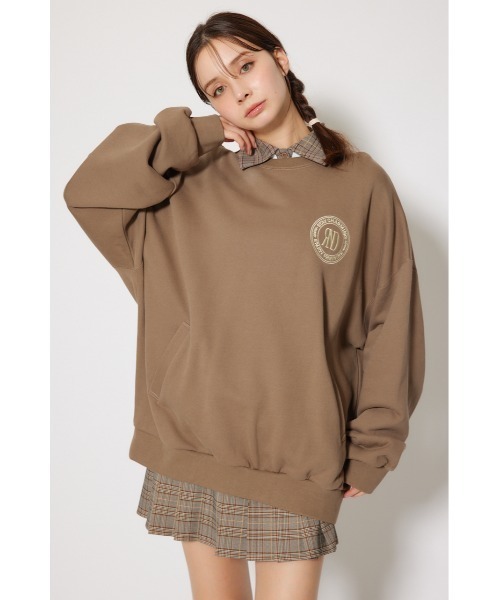 RIENDA GOLF】ユニセックスルーズスウェットトップス 秋服 冬服