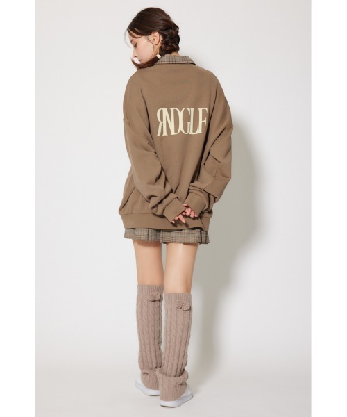 RIENDA GOLF】ユニセックスルーズスウェットトップス 秋服 冬服