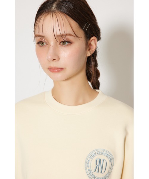 RIENDA GOLF】ユニセックスルーズスウェットトップス 秋服 冬服