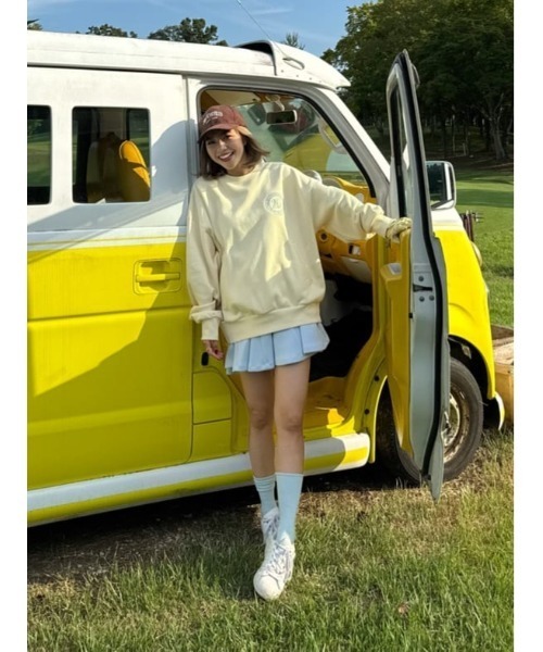 RIENDA GOLF(リエンダゴルフ)の「【RIENDA GOLF】ユニセックスルーズスウェットトップス 秋服 冬服 トレーナー(スウェット・レディース・イエロー/グレー/ブラウン・SMALL/MEDIUM)」の20枚目の写真