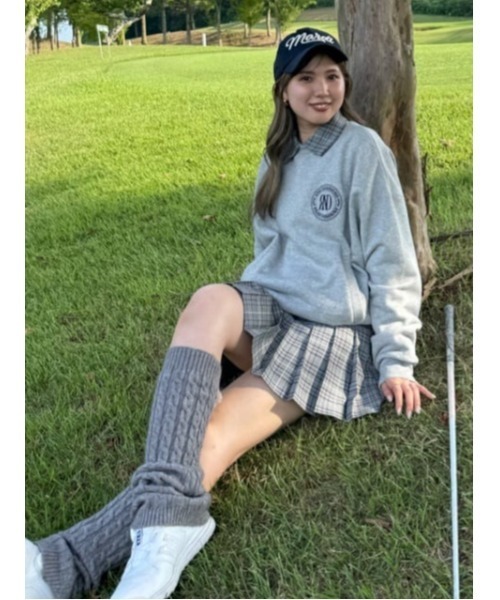 RIENDA GOLF(リエンダゴルフ)の「【RIENDA GOLF】ユニセックスルーズスウェットトップス 秋服 冬服 トレーナー(スウェット・レディース・イエロー/グレー/ブラウン・SMALL/MEDIUM)」の13枚目の写真