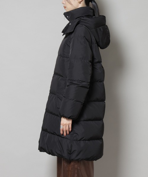 撥水加工 フードロングダウンコート（ダウンジャケット/コート）｜NANO