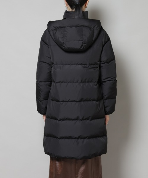 撥水加工 フードロングダウンコート（ダウンジャケット/コート）｜NANO