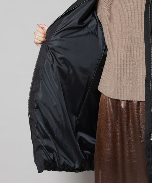 NANO universe（ナノユニバース）の「撥水加工 フードロングダウンコート（ダウンジャケット/コート・レディース・ブラウン/ブラック/チャコール・FREE）」の13枚目の写真