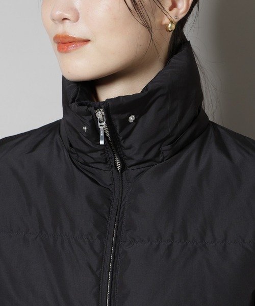 NANO universe（ナノユニバース）の「撥水加工 フードロングダウンコート（ダウンジャケット/コート・レディース・ブラウン/ブラック/チャコール・FREE）」の16枚目の写真