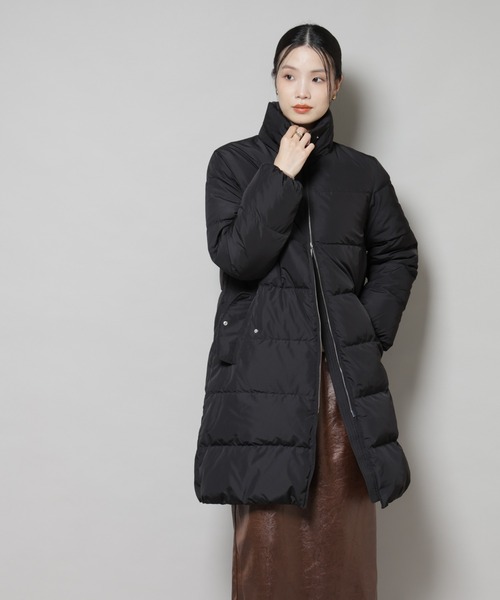NANO universe（ナノユニバース）の「撥水加工 フードロングダウンコート（ダウンジャケット/コート・レディース・ブラウン/ブラック/チャコール・FREE）」の18枚目の写真
