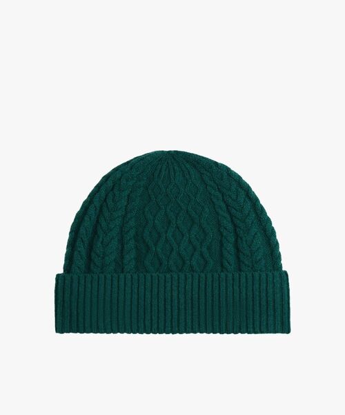 TOMMY HILFIGER（トミーヒルフィガー）の「クレストニットビーニー（ニットキャップ/ビーニー・メンズ・イエロー× ブルー/ネイビー/グリーン/バーガンディー・FREE）」の8枚目の写真