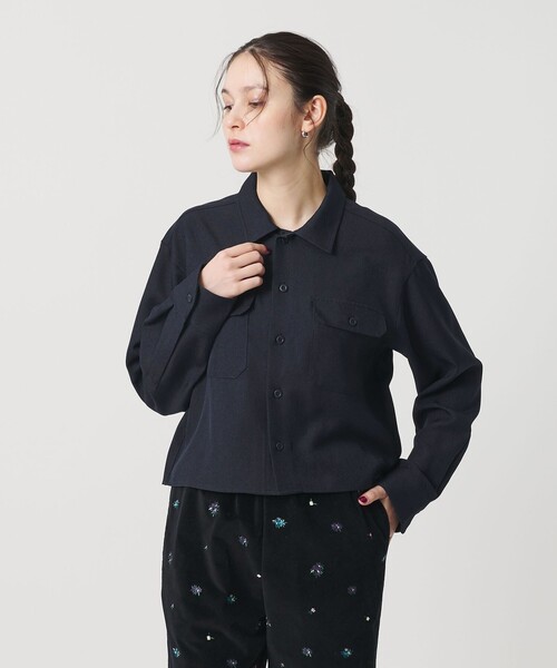 セール】【WEB限定】ポリエステル ワイドショートシャツ（シャツ