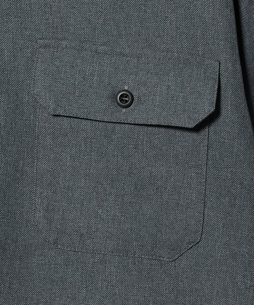 BEAUTY&YOUTH UNITED ARROWS(ビューティーアンドユースユナイテッドアローズ)の「【WEB限定】ポリエステル ワイドショートシャツ(シャツ/ブラウス・レディース・ブラウン系/ライトグレー/ネイビー・FREE)」の11枚目の写真