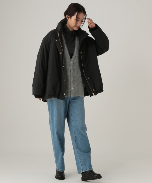 halo【新品未使用】ELURA 蓄熱中綿コート　ブラック 蓄熱中綿コート/596031（ダウンジャケット/コート）｜Elura（エルーラ