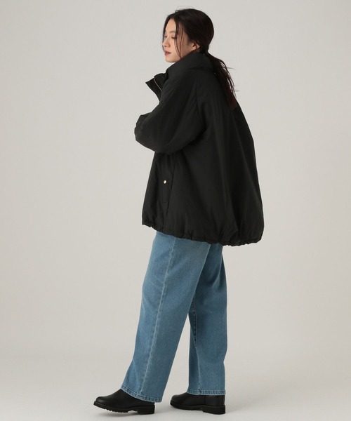 halo【新品未使用】ELURA 蓄熱中綿コート　ブラック 蓄熱綿コート/596031（ダウンジャケット/コート）｜Elura（エルーラ