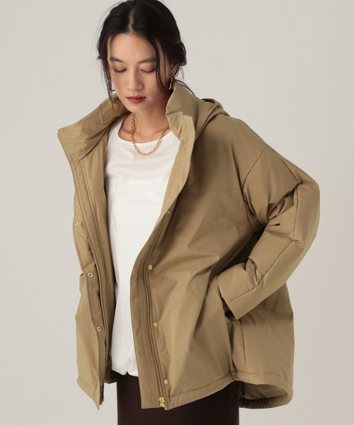 Elura（エルーラ）の「蓄熱中綿コート/596031（ダウンジャケット/コート・レディース・キャメル/ブラック/カーキ・MEDIUM/LARGE）」の10枚目の写真