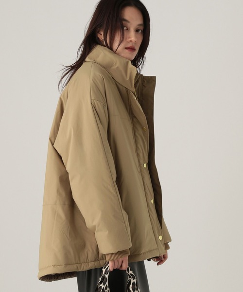 Elura（エルーラ）の「蓄熱中綿コート/596031（ダウンジャケット/コート・レディース・キャメル/ブラック/カーキ・MEDIUM/LARGE）」の12枚目の写真