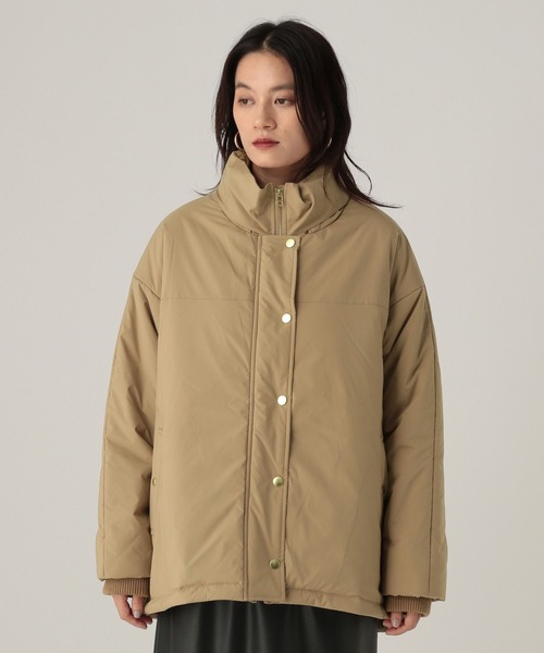 Elura（エルーラ）の「蓄熱中綿コート/596031（ダウンジャケット/コート・レディース・キャメル/ブラック/カーキ・MEDIUM/LARGE）」の16枚目の写真