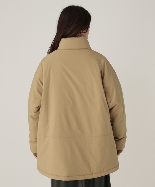 Elura（エルーラ）の「蓄熱中綿コート/596031（ダウンジャケット/コート・レディース・キャメル/ブラック/カーキ・MEDIUM/LARGE）」の18枚目の写真