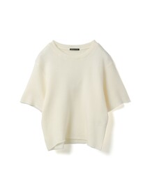 mizuiroind（ミズイロインド）の「mizuiro ind パイルハーフスリーブワイドプルオーバー（Tシャツ/カットソー）」