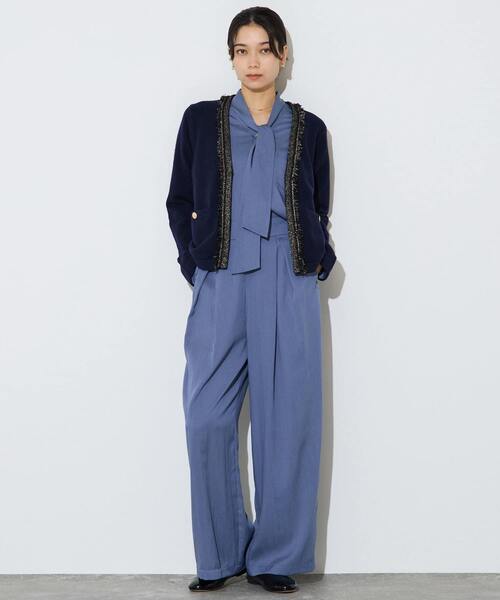 Liesse(リエス)の「フィブリルツイルワイドパンツ(その他パンツ・レディース・モカ/ブルー/ブラック・2/3)」の15枚目の写真