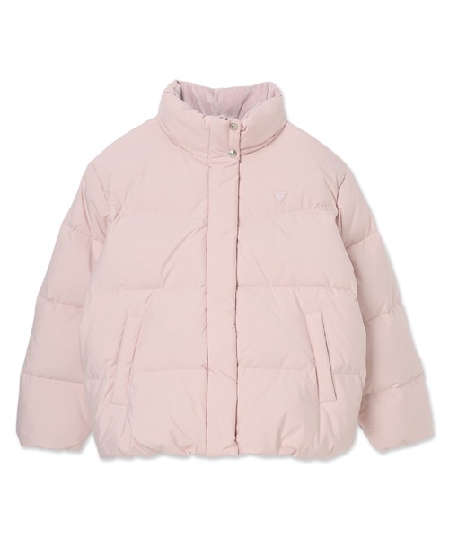 希少美品✨GUESS✨フーディダウンジャケット✨ピンクリアルファー✨スパンコール 希少美品✨GUESS✨フーディダウンジャケット✨ピンクリアル