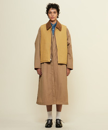 CURRENTAGE（カレンテージ）の「【CURRENTAGE/カレンテージ】Balmacaan coat（ステンカラーコート）」