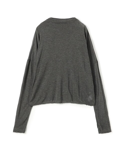 GALERIE VIE(ギャルリー ヴィー)の「レーヨンカシミヤジャージー ビルドネックプルオーバー(Tシャツ/カットソー・レディース・ホワイト/ライトグレー/チャコールグレー/ライトベージュ・FREE)」の3枚目の写真