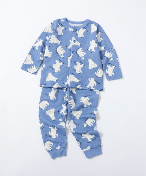 セール】【ジュニア対応】キルト前あきBOYSパジャマ（ルームウェア