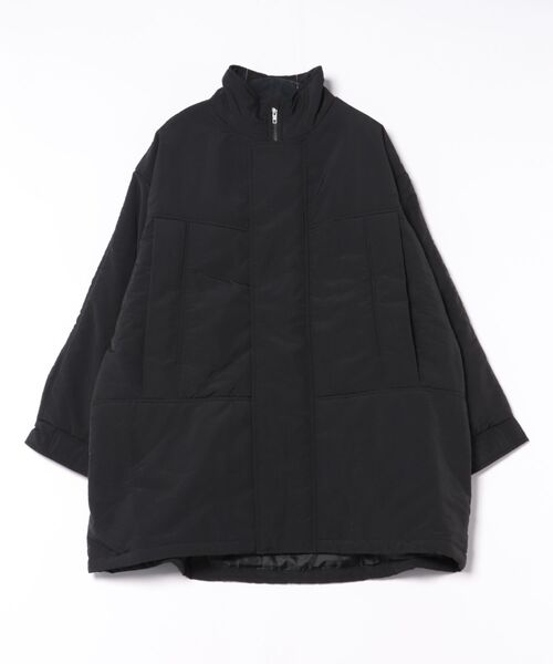 STYLEBLOCK（スタイルブロック）の「ファイユ中わたミリタリーコート（ダウンジャケット/コート・レディース・ブラック/ホワイト系その他/ブラウン/ベージュ・M）」の9枚目の写真