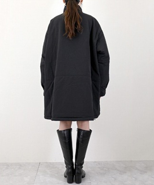 STYLEBLOCK（スタイルブロック）の「ファイユ中わたミリタリーコート（ダウンジャケット/コート・レディース・ブラック/ホワイト系その他/ブラウン/ベージュ・M）」の6枚目の写真