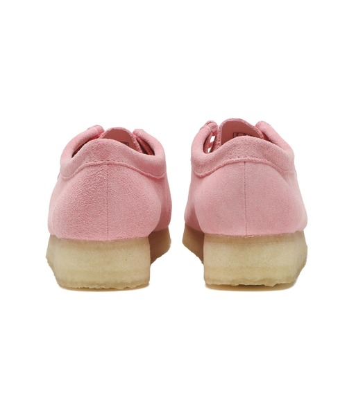 Clarks(クラークス)の「W WALLABEE 26183809(モカシン/デッキシューズ・レディース・ピンク・3/3h/4/4h/5/5h/6)」の5枚目の写真