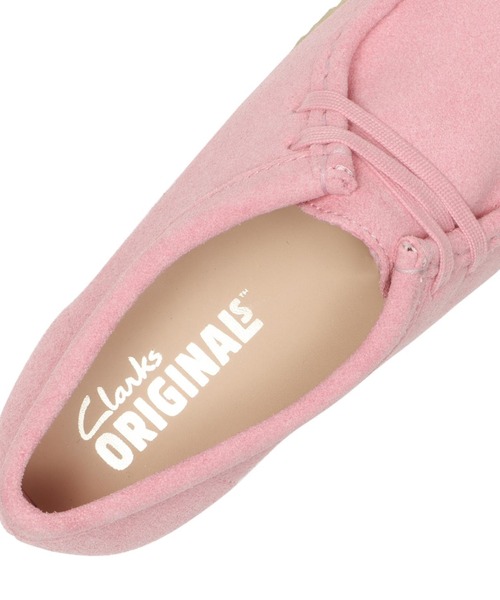 Clarks(クラークス)の「W WALLABEE 26183809(モカシン/デッキシューズ・レディース・ピンク・3/3h/4/4h/5/5h/6)」の6枚目の写真
