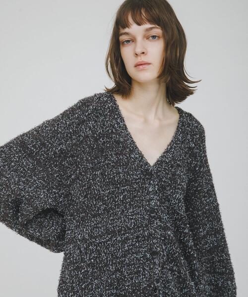 LAATO（ラート）の「mix loose cardigan（カーディガン/ボレロ・レディース・ブラウン/モカ・FREE）」の10枚目の写真