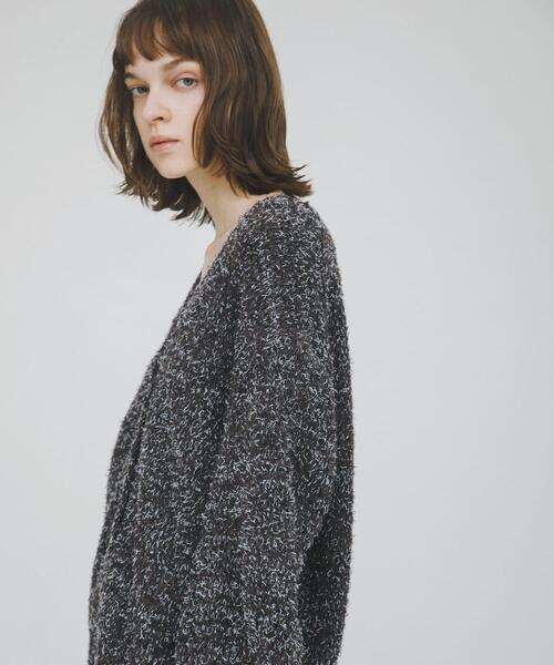 LAATO（ラート）の「mix loose cardigan（カーディガン/ボレロ・レディース・ブラウン/モカ・FREE）」の11枚目の写真