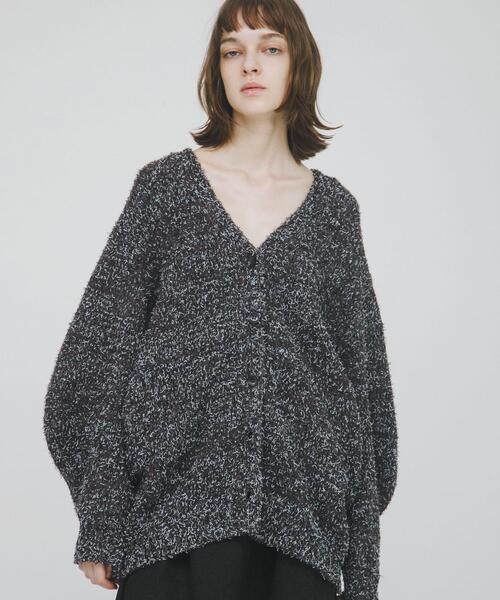 LAATO（ラート）の「mix loose cardigan（カーディガン/ボレロ・レディース・ブラウン/モカ・FREE）」の12枚目の写真