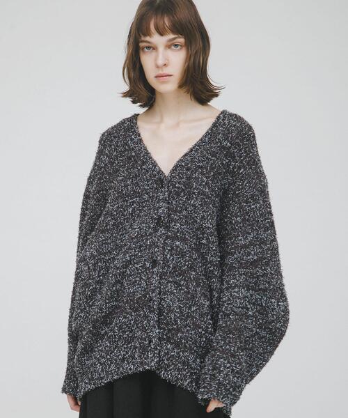 LAATO（ラート）の「mix loose cardigan（カーディガン/ボレロ・レディース・ブラウン/モカ・FREE）」の13枚目の写真