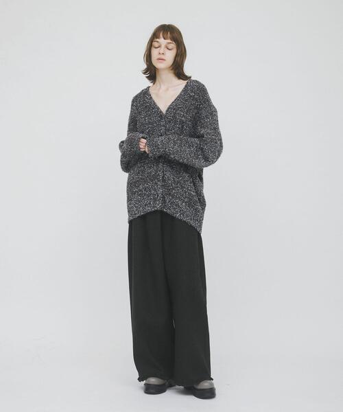 LAATO（ラート）の「mix loose cardigan（カーディガン/ボレロ・レディース・ブラウン/モカ・FREE）」の14枚目の写真