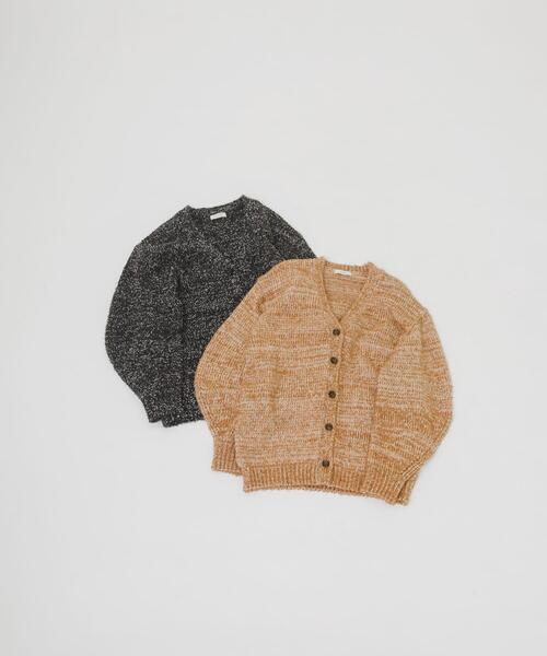 LAATO（ラート）の「mix loose cardigan（カーディガン/ボレロ・レディース・ブラウン/モカ・FREE）」の3枚目の写真