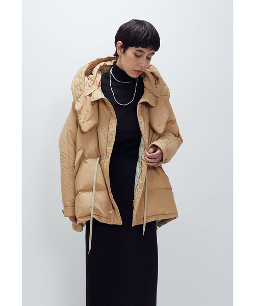 1er Arrondissement(プルミエアロンディスモン)の「<VACHEMENT×1er Arrondissement>ハイカウントタフタダウン(その他アウター・レディース・ブルー系その他3/ベージュ・36/38)」の4枚目の写真