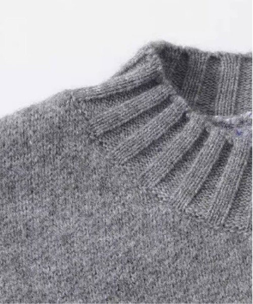 LA POMME petit（ラポミ・プチ）の「Baby Bear Jacquard Lace Up Sweater（ニット/セーター・レディース・グレー・FREE）」の3枚目の写真